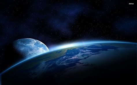 Earth and Moon Wallpapers - Top Free Earth and Moon Backgrounds ...