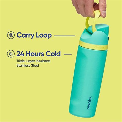 Readystock Owala Freesip Stainless Steel Insulated Water Bottle With