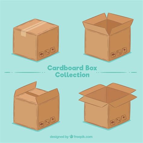 Imágenes De Caja De Carton Dibujo Descarga Gratuita En Freepik