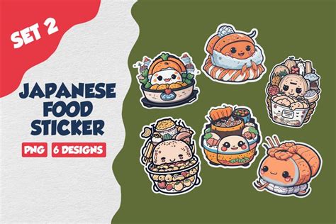 Japanese Food Sticker Set