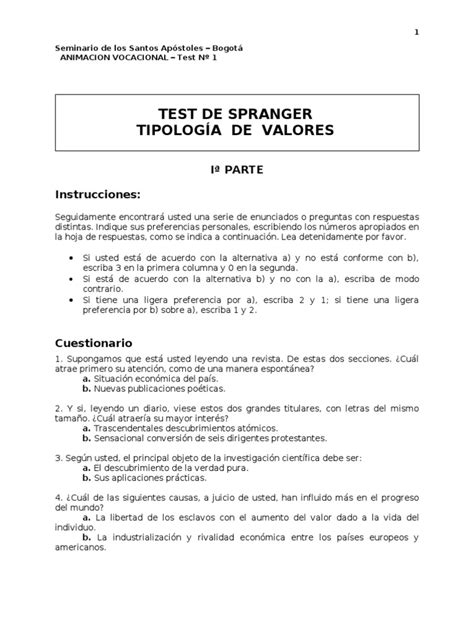 Pdf Test Psic Valores Spranger Dokumen Tips