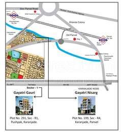 Dubey Group Dubey Gayatri Nisarg Map Karanjade Navi Mumbai Location Map