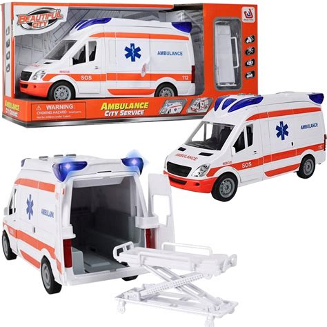 AMBULANS KARETKA POGOTOWIA SYGNAŁY ŚWIATŁA NOSZE 13170817995 Allegro pl