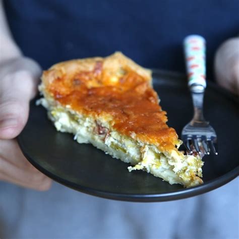 Tarte Feuillet E Aux Poireaux Et Lardons Fum S