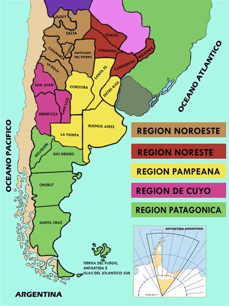 Map Of Argentina By Regions - Free photo on Pixabay