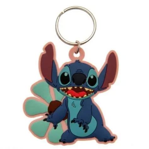 Porte Cl S Stitch Disneyland Paris Lilo Et Stitch Bleu Figurine Pvc