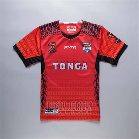 Tonga Rugby Jersey RLWC 2017 Home | RUGBYJERSEY.CO.NZ