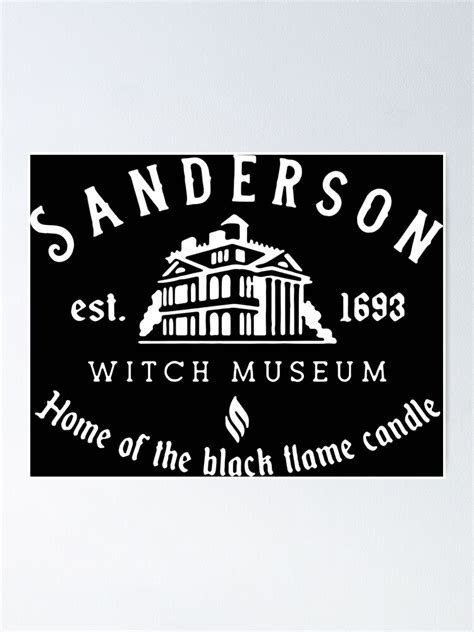 Sanderson Witch Museum Home Of The Black Poster For Sale By