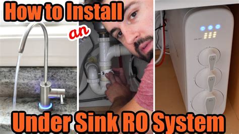 How To Install An Under Sink Reverse Osmosis Ro Water System And Drill