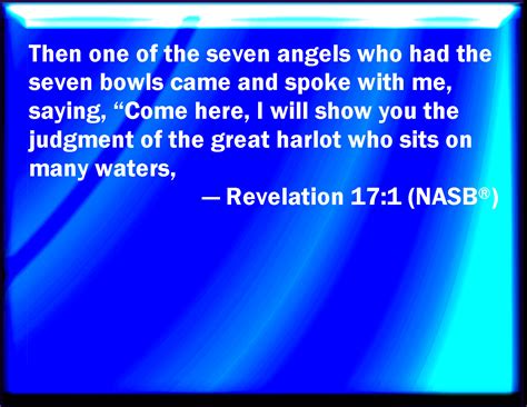 Revelation And There Came One Of The Seven Angels Which Had The