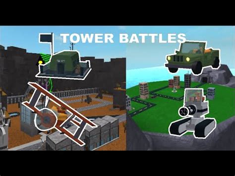 Roblox Tower Battles How Far Can You Go With Only Moving Towers YouTube