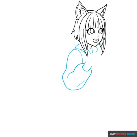 How To Draw Anime Wolf Girl Step By Step Animeoutline Atelier Yuwaciaojp