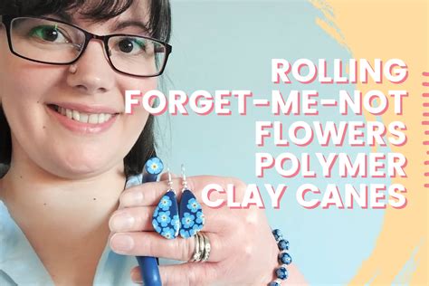 Online Rolling Forget-Me-Not Flowers Polymer Clay Canes Course ...