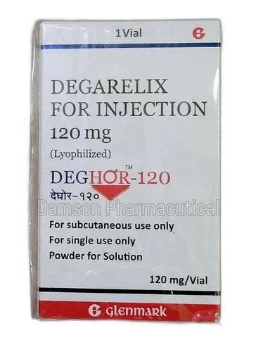 Deghor Glenmark Degatide Degarelix 120mg Injection Dosage Form