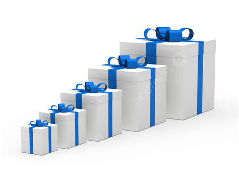 Fondo Caja De Regalo De Navidad Blanco Azul Cinta Diseño Caja Saludo