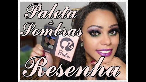 Resenha Paleta De Sombras 15 Cores Barbie FENZZA YouTube