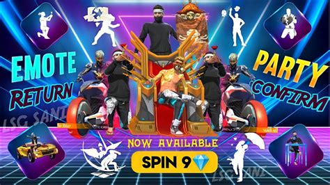 Emote Party Event Return Free Fire Emote Party Event Kab Aayega