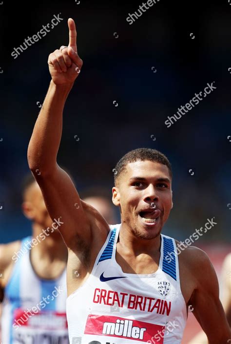 Elliot Giles Winning 800m Mens Final Editorial Stock Photo - Stock