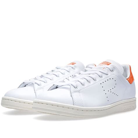 Adidas X Raf Simons Stan Smith White Orange End