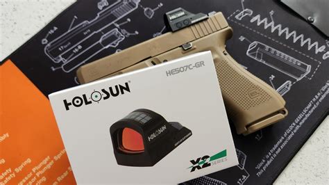 Holosun 507c Red Dot For Glock 19x YouTube