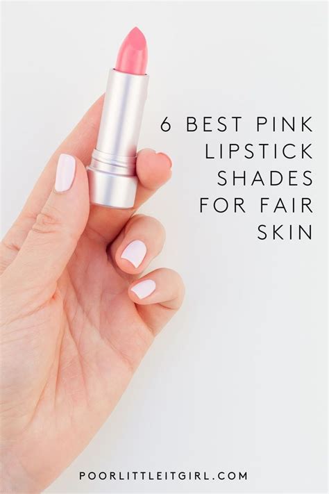 6 Best Pink Lipstick Shades For Fair Skin Poor Little It Girl Pink Lipstick Shades Best