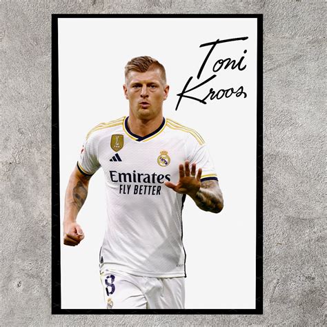 Toni Kroos Poster Hala Madrid Poster Wall Art Real Madrid Svg Toni