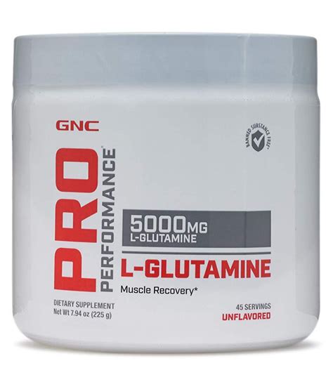 Gnc Pro Performance L Glutamine Mg Gm Vitamins Powder Buy Gnc