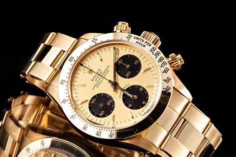 Vintage Of The Week Gold Rolex Cosmograph Daytona Ref