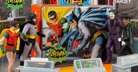 Retro Batman Pack Lunchbox Set Revealed By Mcfarlane