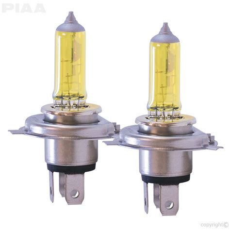 PIAA | H4 Plasma Ion Yellow Twin Pack Halogen Bulbs #13504