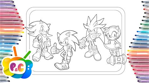 Sonic Vs Shadow Coloring Pages Sonic Silver Amy Rose Coloring Elektronomia Energy Ncs