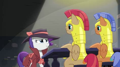 Image The Royal Guards Listen To Rarity S5e15png My Little Pony