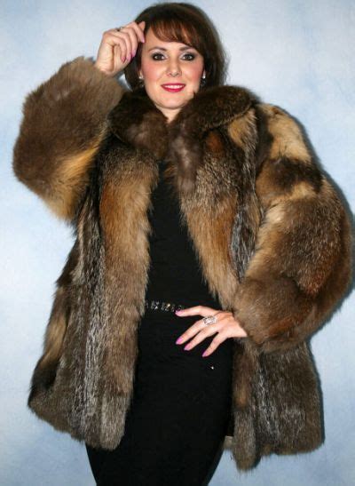 7292 REAL CROSS FOX FUR COAT FOX | Fourrure