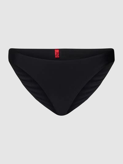 Hugo Bikini Hose In Unifarbenem Design Modell Pure Black Online Kaufen