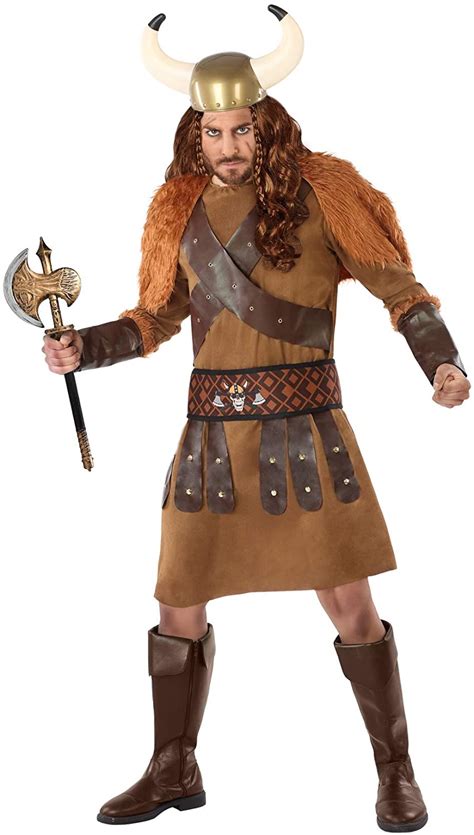 Atosa Costume Viking Chief Man Xxl Brown Carnival Men Toptoy