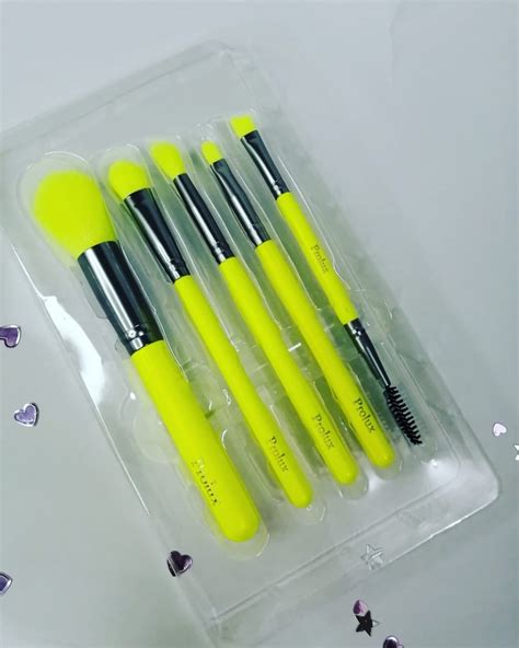 Set De 5 Brochas Neon Prolux Original Paquete De Lujo MercadoLibre