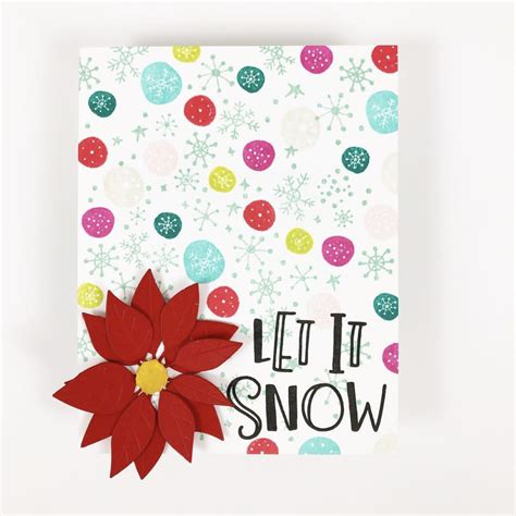 Snow Flurries Background Stamp