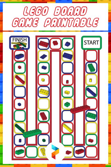 LEGO Board Game Printable | Lego board game, Lego boards, Lego