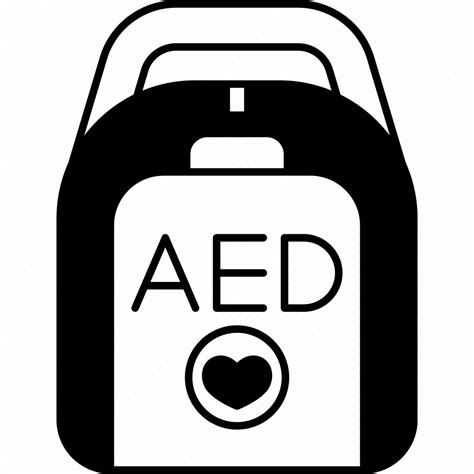 Aed Machine Defibrillator Emergency Healthcare Icon Download On Iconfinder