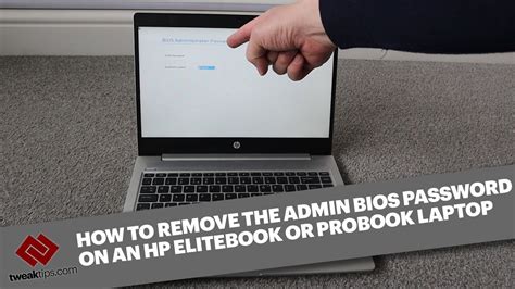 How To Remove An Admin Bios Password On An Hp Probook Elitebook