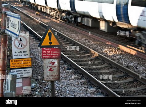 Hazard Warning Signs Hi Res Stock Photography And Images Alamy