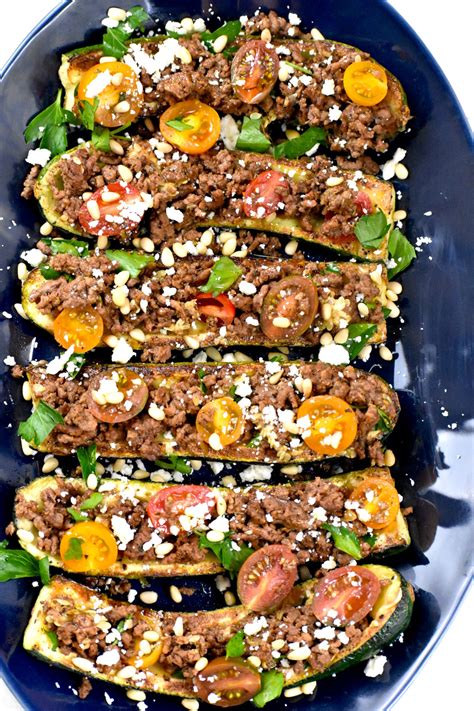 Mediterranean Zucchini Boats Gypsyplate