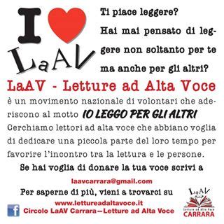 Laav Letture Ad Alta Voce Circolo Di Carrara Lettura Voce