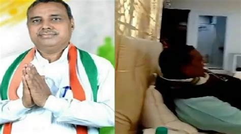 Kamal Nath Sachin Pilot Backed Congress Mla Suresh Rajes Obscene Video