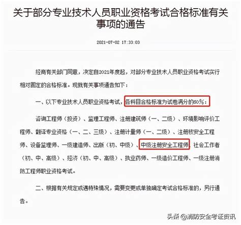 2021中級註冊安全師出成績前，這件事要注意一下！及格線會降嗎？ 每日頭條