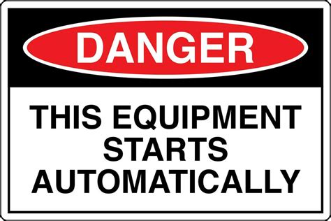 Osha Safety Signs Marking Label Standards Danger Warning Caution Notice