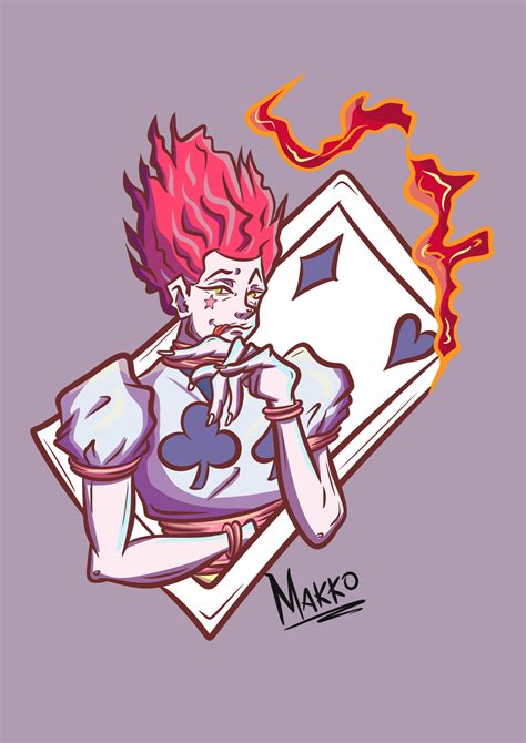 Hisoka Fanart, art by me : r/HunterXHunter