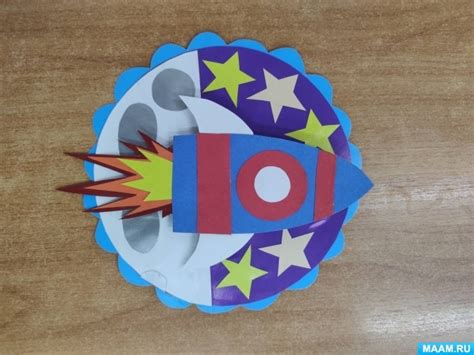 Открытка «С Днём космонавтики». Мастер-класс с пошаговыми фото (16 фото ...