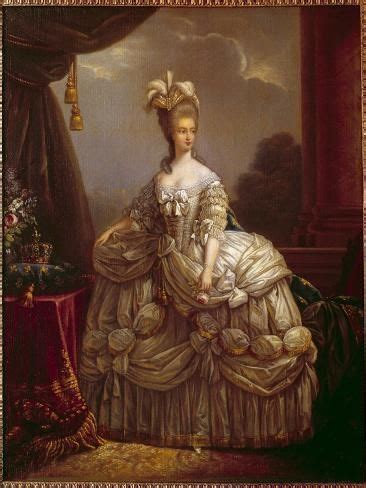 Portrait Of Marie Antoinette By Lorraine Habsburg Queen Of