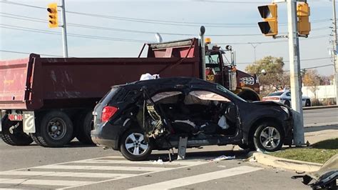 1 Dead 2 Seriously Injured After Crash Involving Dump Truck And Van In